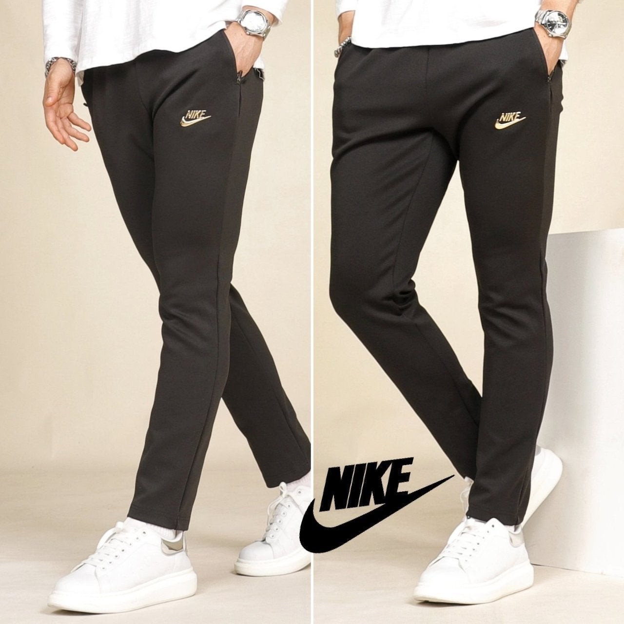 골드 스판 트레이닝바지 (P-9672)