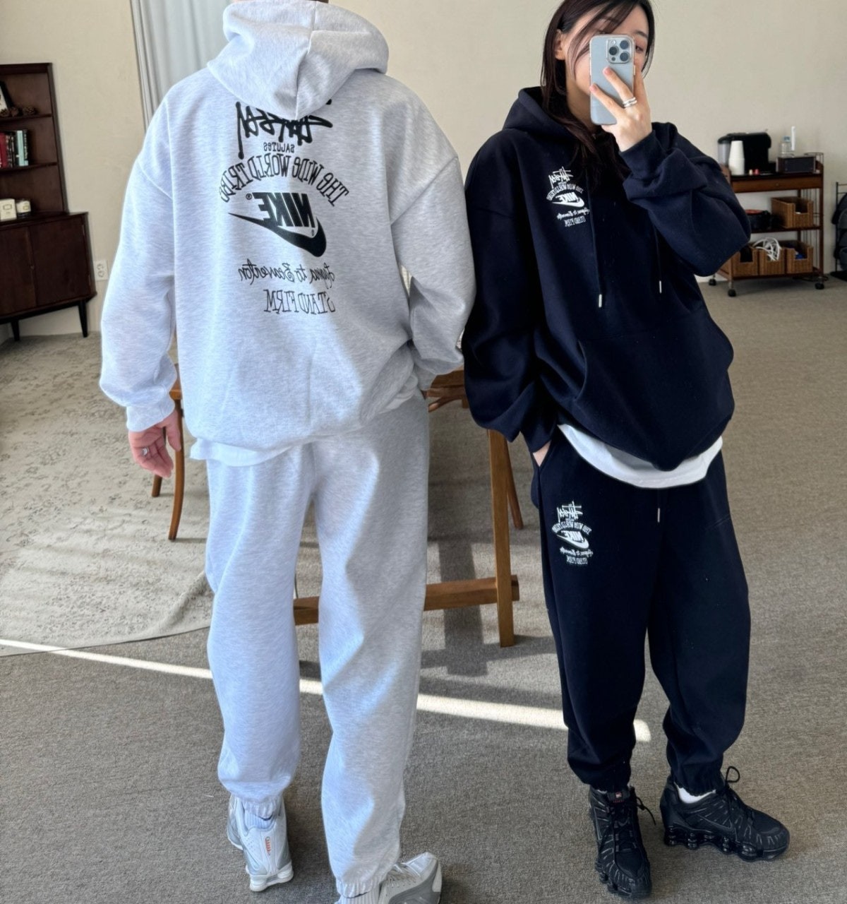 스탠드펌 고밀도쭈리 합포 후드셋업 NK-3539