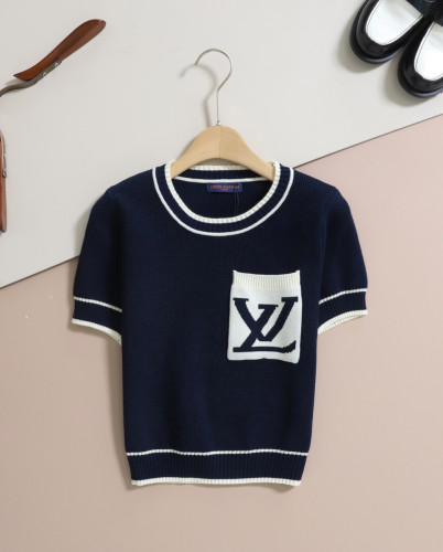 #루이비통 [ L.V ] LV 인타르시아 반팔니트 입고💢 #여성상의 #반팔니트