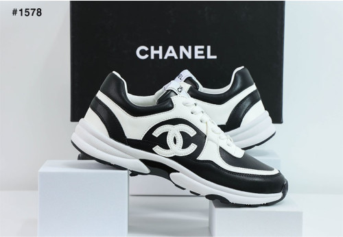 🍀 [CHANEL] 샤넬 CC 로고 범고래 트위드 스니커즈 🍀