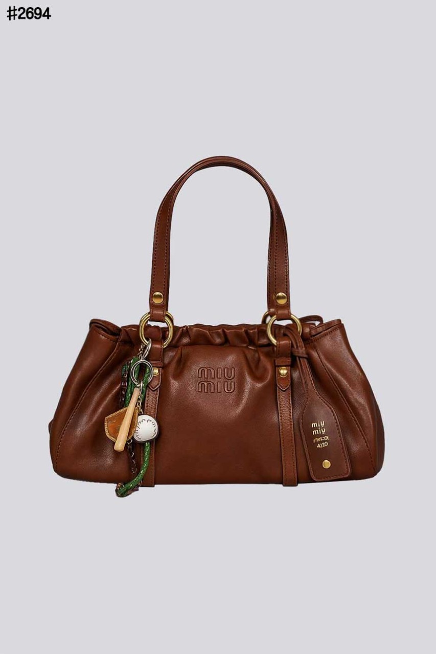 🍀 [MIUMIU] 미우미우 조이 나파 레더 호보백 🍀