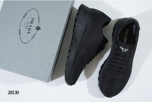 🔆 [PRADA] 프라다 레터링로고 패브릭 스니커즈 🔆