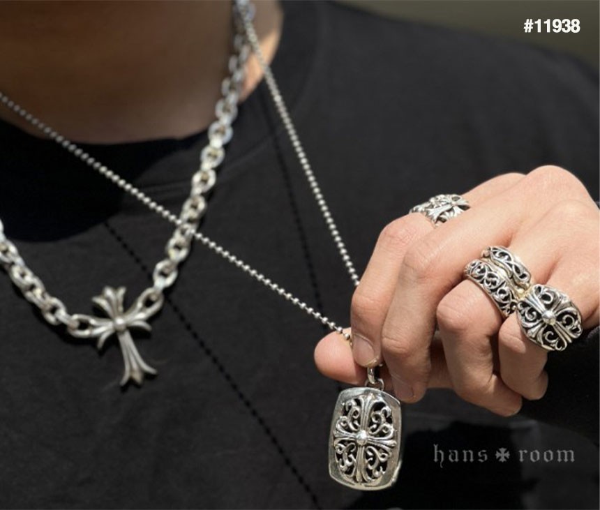 🍀 [Chrome Herts] 크롬하츠 키퍼 펜던트 & 볼 체인 네크리스 목걸이 🍀