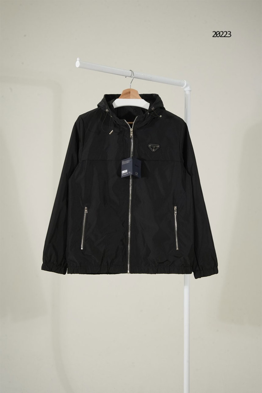 🔆 [PRADA] 프라다 삼각 로고 리나일론 후드 자켓🔆