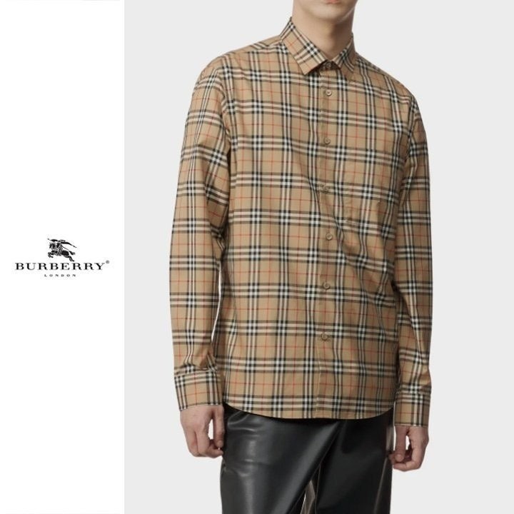 💕 버** 타탄 체크 남방