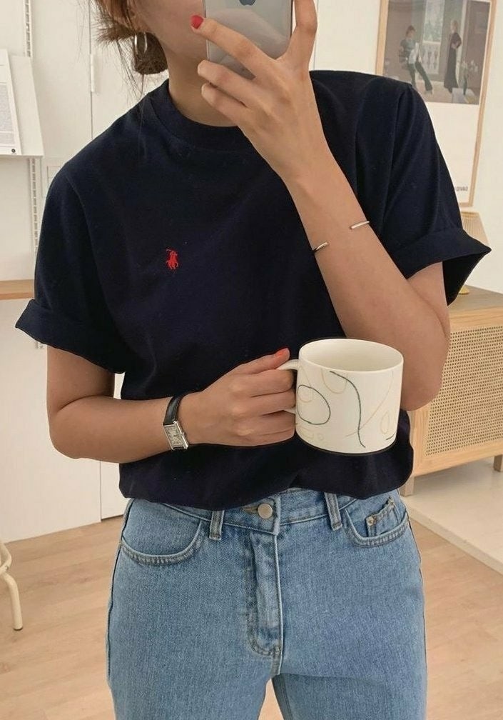 💕 폴* 말자수 반팔티