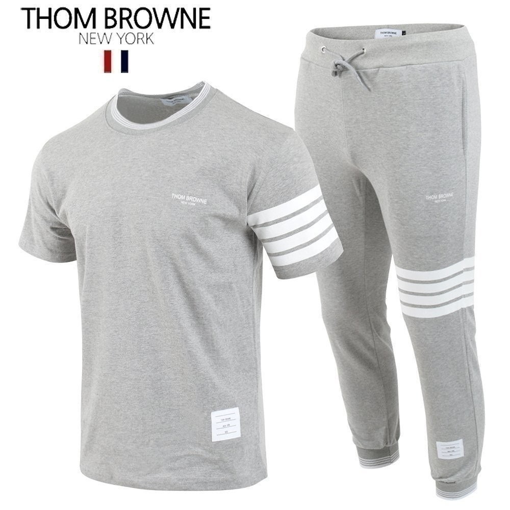 💕 톰* 사선 시보리 반팔 & 긴바지 셋업