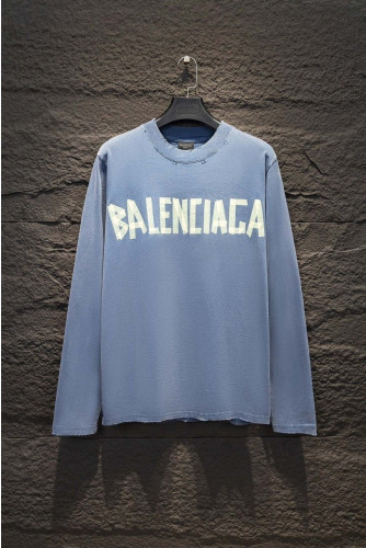 💕 발**** 테이프로고 워싱 긴팔티