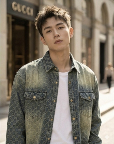 💕 구* 로고 워싱 데님 자켓