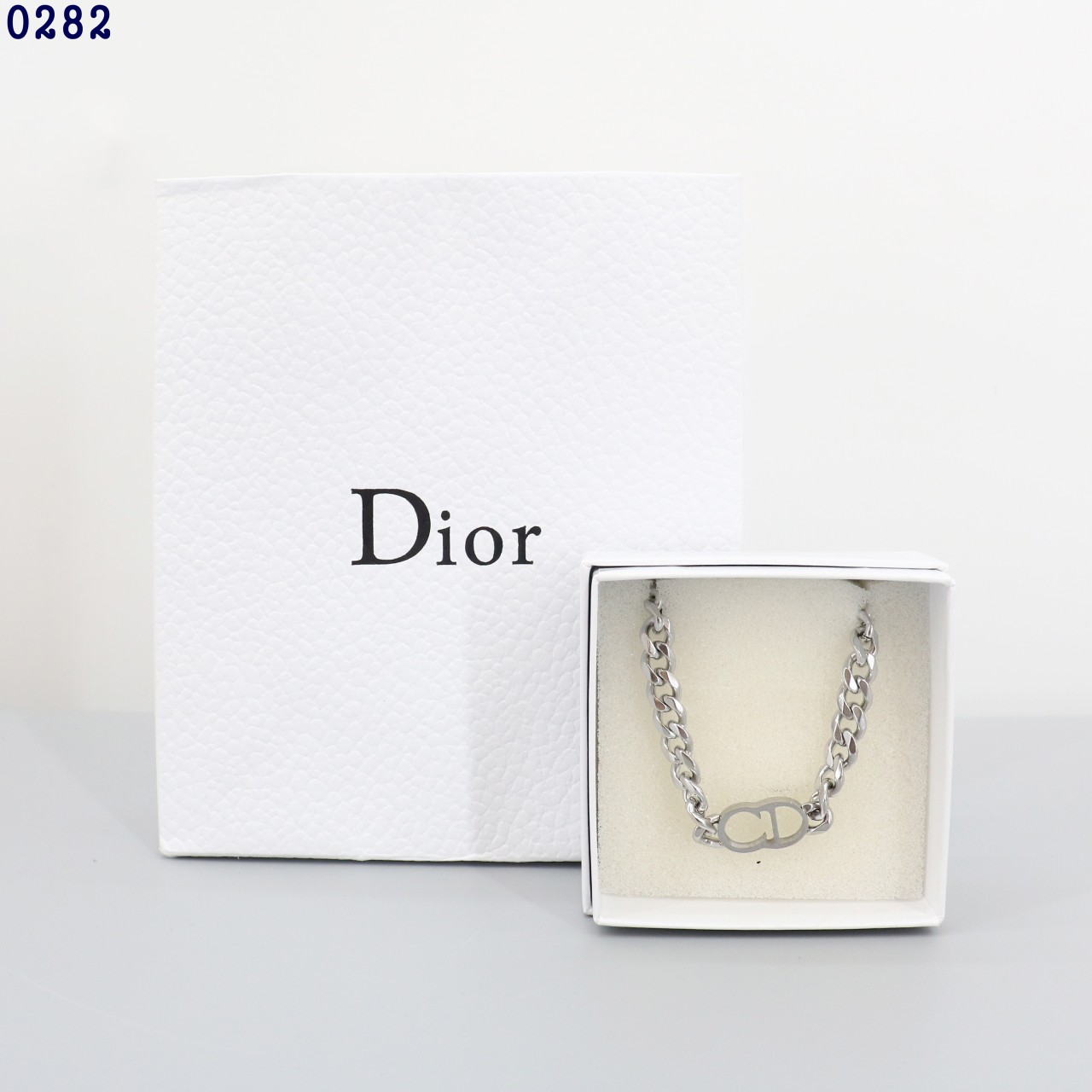 👹디올 볼드체인 로고 목걸이👹