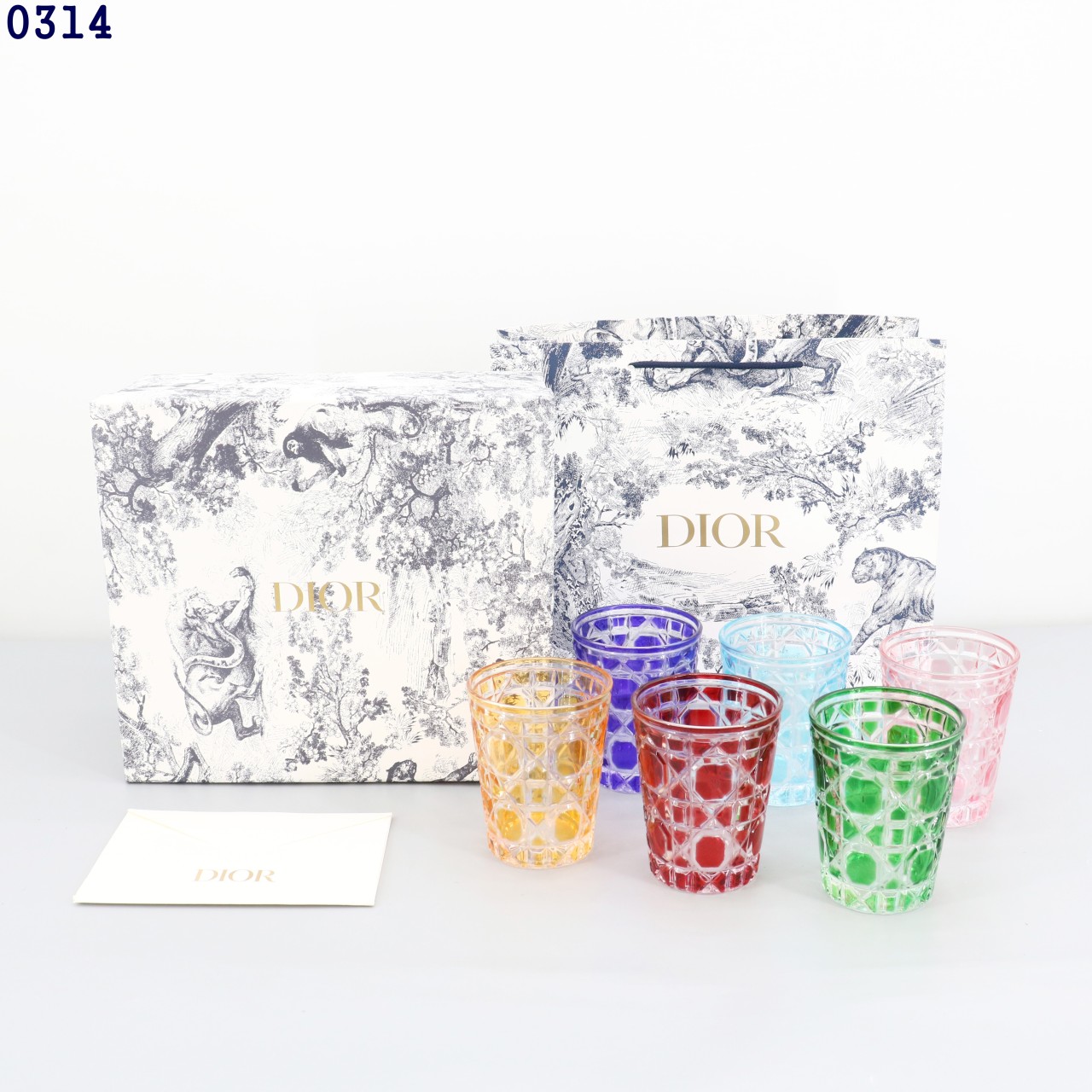 👹디올 워터글라스 까나쥬 컵 6종 세트👹
