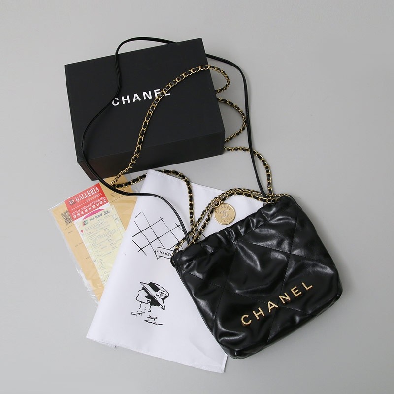 👹샤넬 22백 미니 금장 크로스백👹