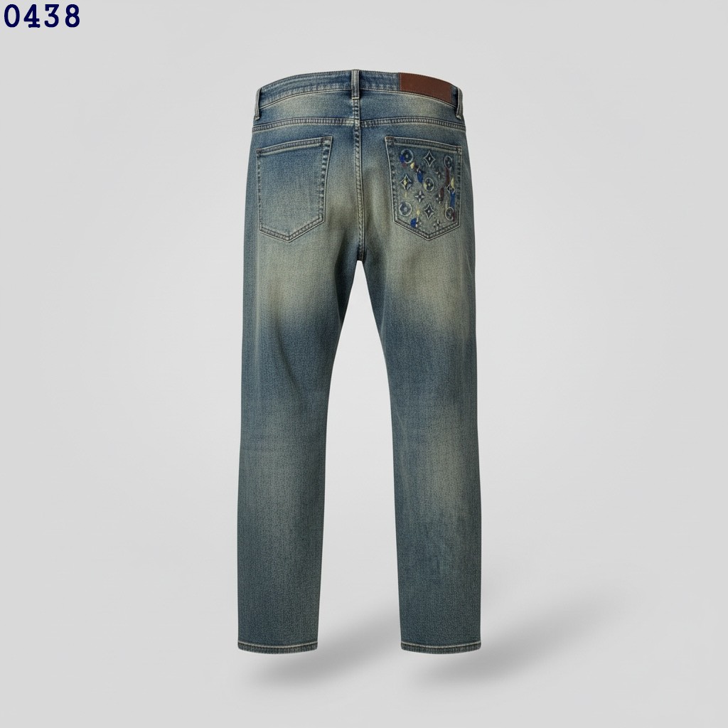 👹루이비통 페인팅 모노그램 데님 팬츠 👹