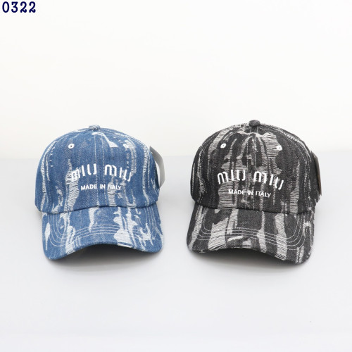 👹미우미우 데님 볼캡 모자👹