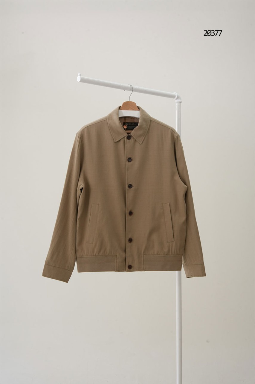 🔆 [LORO PIANA] 로로피아나 미니멀 카라 버튼 자켓 🔆