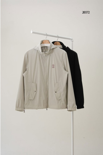 🔆 [BRUNELLO CUCINELLI] 브루넬로 쿠치넬리 미니 로고 후드 바람막이 자켓 🔆