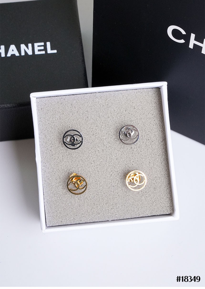 🔆 [CHANEL] 샤넬 CC 미니 써클 이어링 🔆