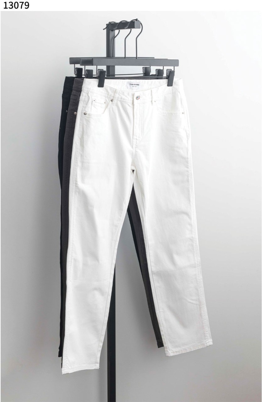 #톰브라운 [Thom Browne] 수입고급 톰브라운 레귤러핏 남성 코튼 팬츠 신상입고💢 #하의 #팬츠 #13079