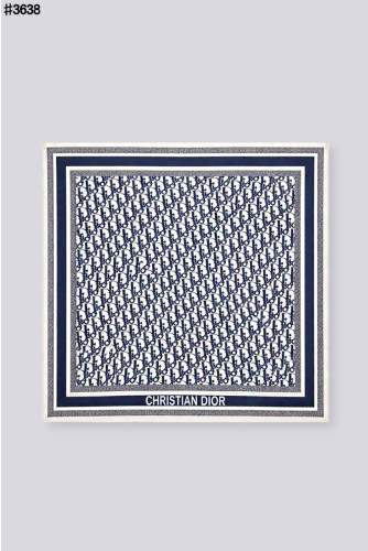 🍀 [DIOR] 크리스찬 디올 트윈 오블리크 90 실크 스퀘어 스카프 🍀