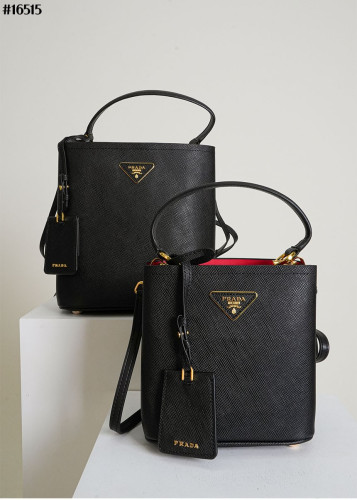 🔆 [PRADA] 프라다 파니에 사피아노 래더 버킷 백 🔆
