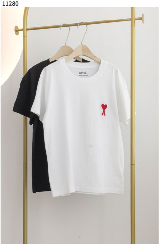 #아미 [AMI] 하트 로고 크루넥 반팔 1+1티셔츠 신상입고💢 #상의 #티셔츠 #11280