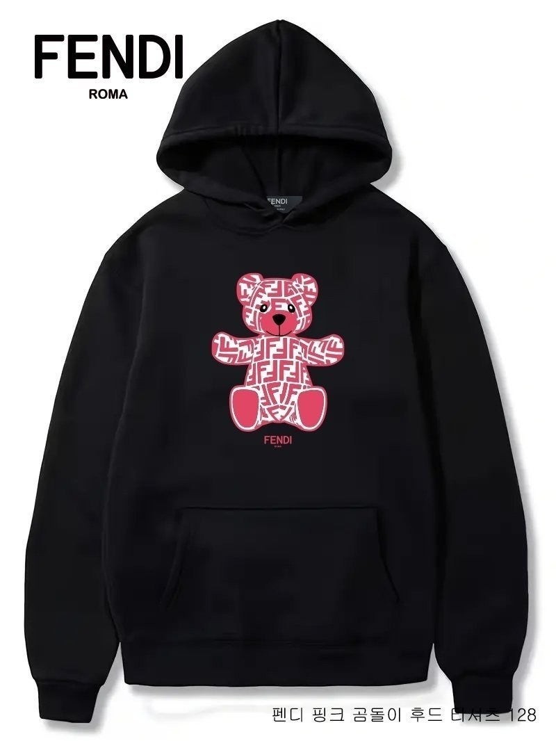 💕 펜* 핑크 곰돌이 후드 티셔츠 128