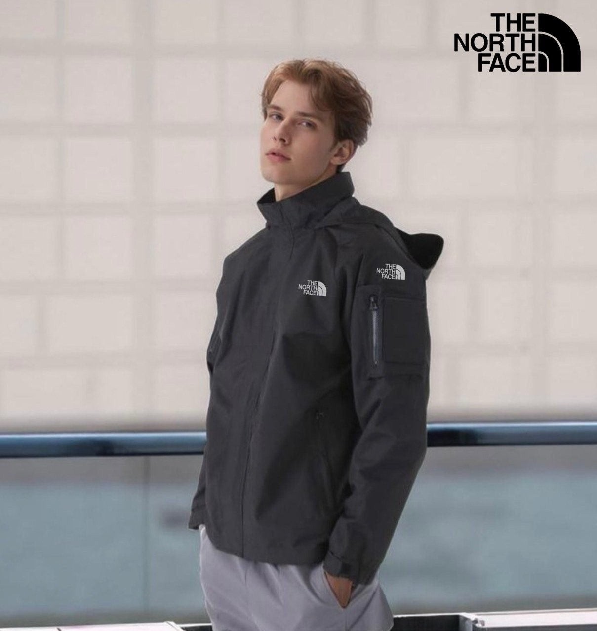 💕 노**** 고프코어 하이넥 자켓