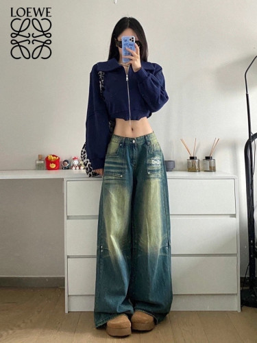 💕 로** 리벳 오일워싱 데님 팬츠