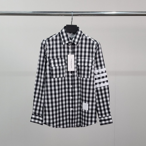 💕 톰* 사선완장 건클럽 체크 셔츠