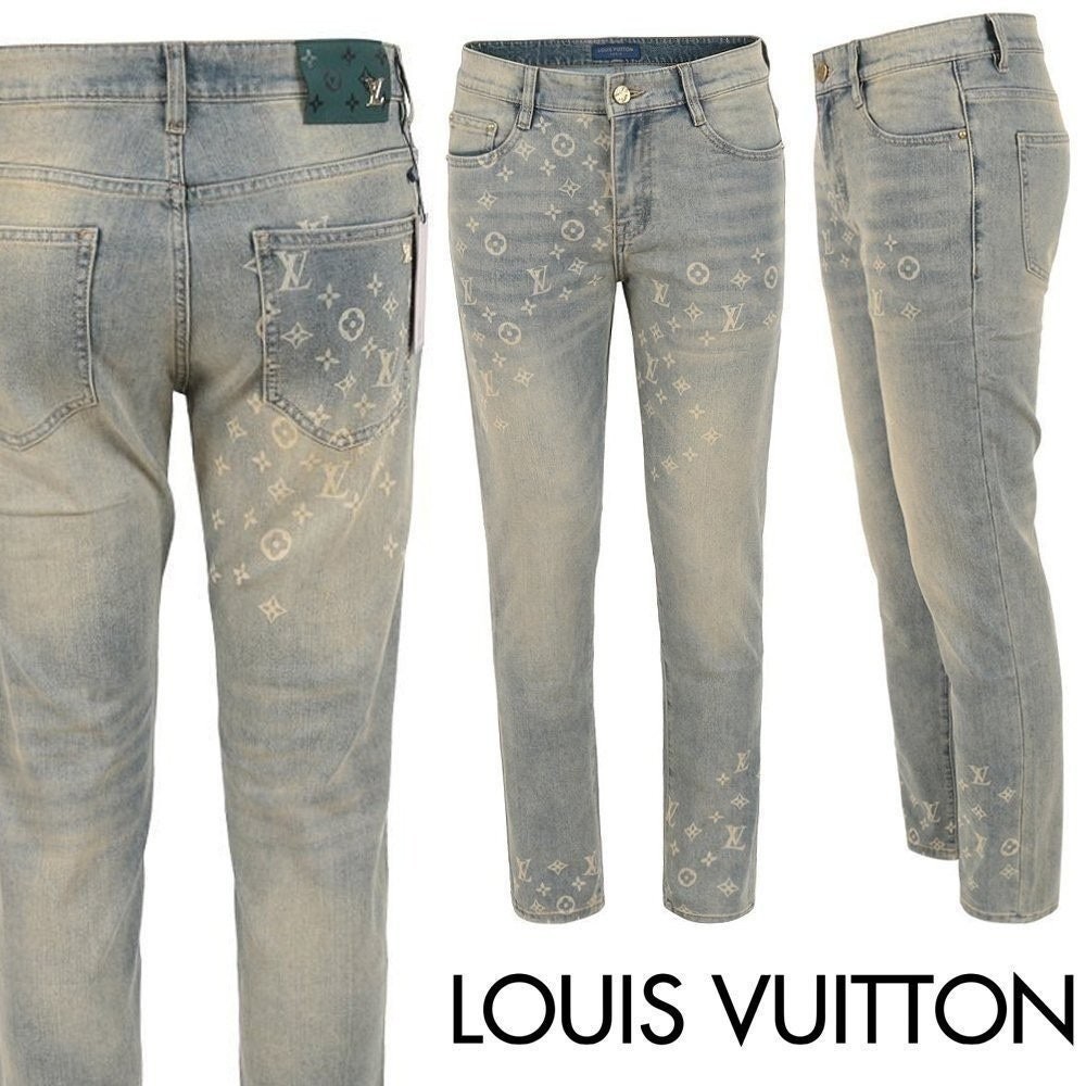 💕 루* 스틸로고 모*그램 스팟 슬림 일자진