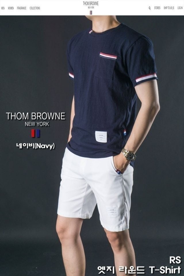 💕 톰* "엣지 라운드 T-Shirt"