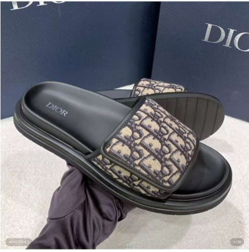 💕 디* 오블리크 자카드 아쿠아 샌들 슬리퍼