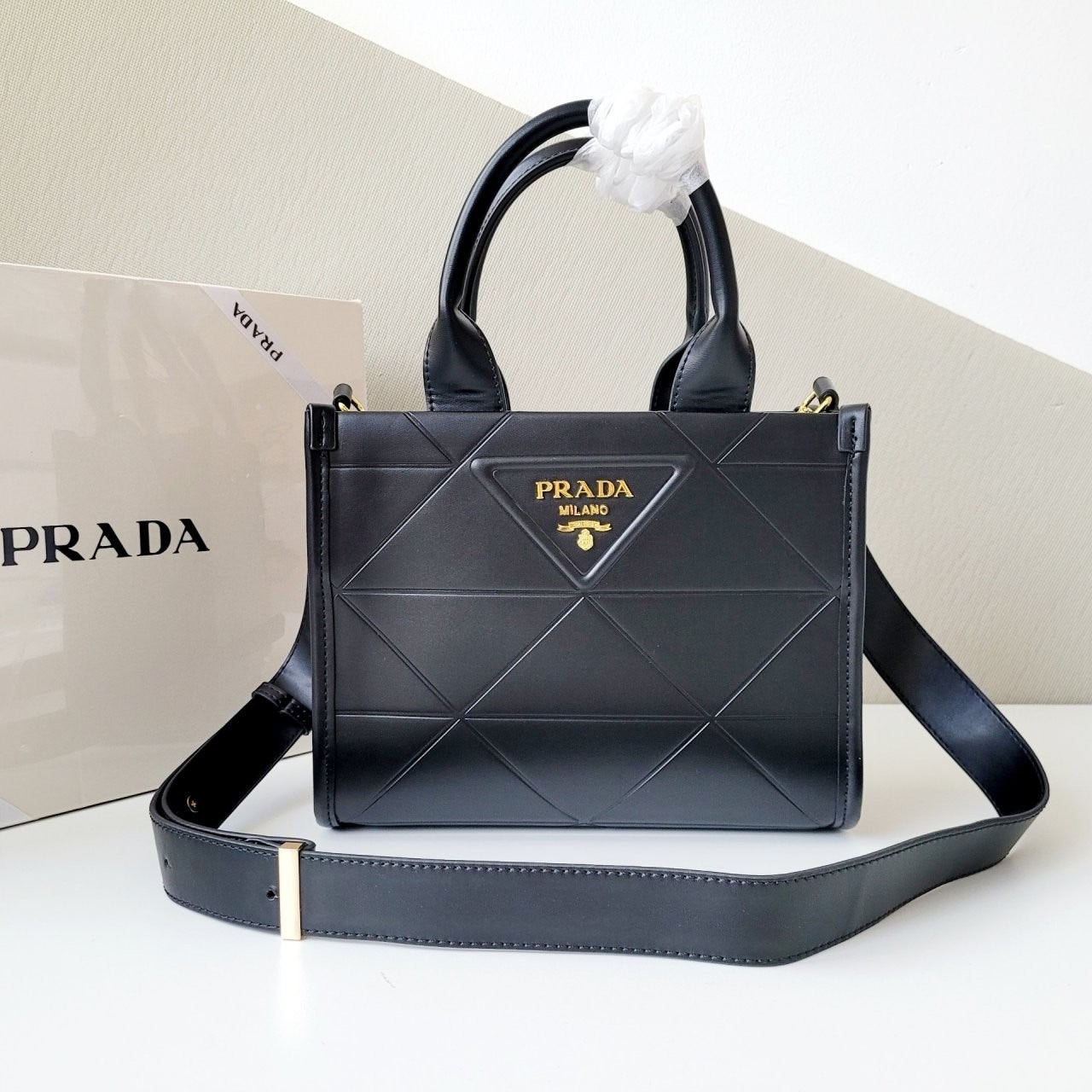 💕 프** 스티치 심볼 레더 스몰백 1BA396