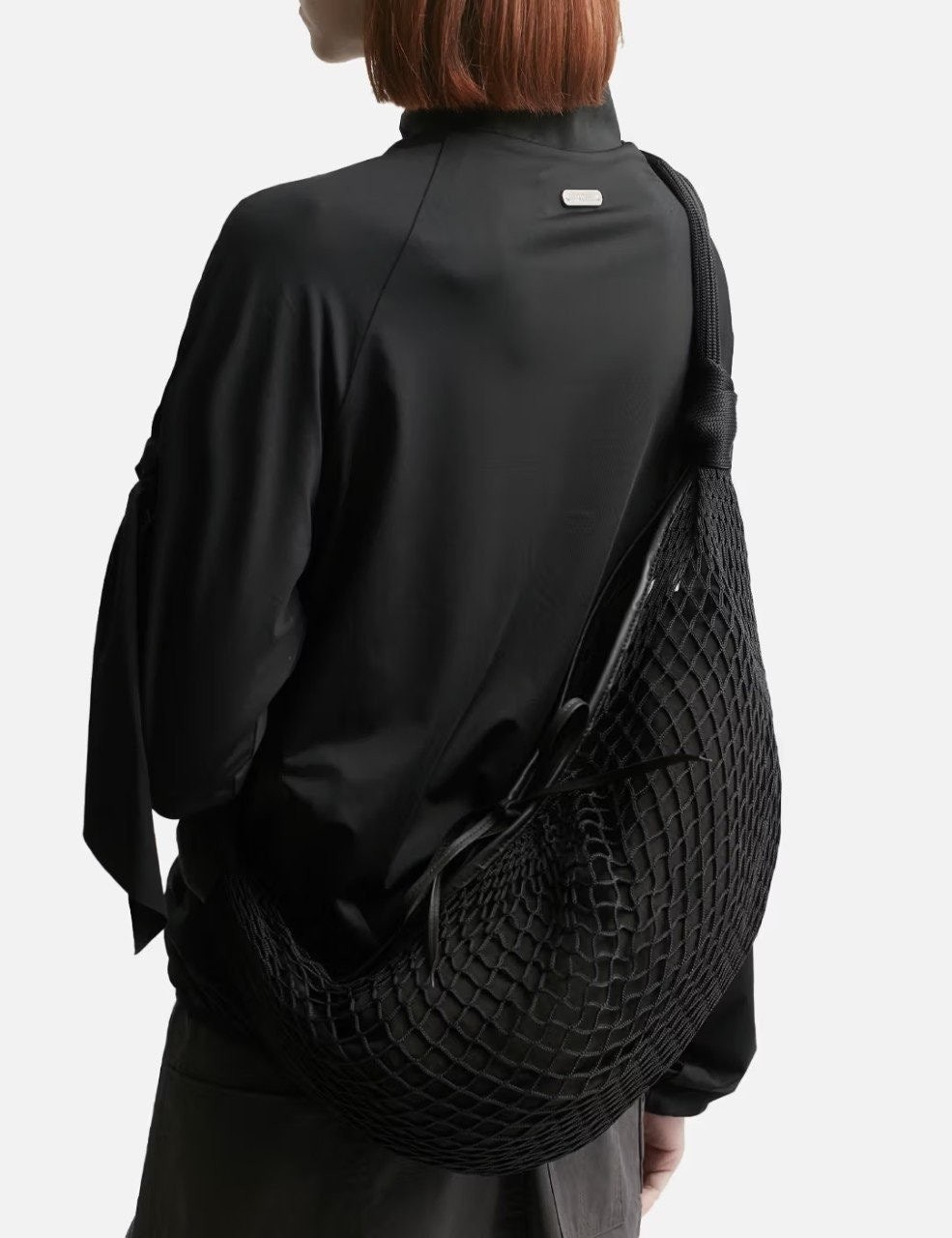 💕 르** 포춘 크루아상 필트 백 폴리에스터 네트 블랙