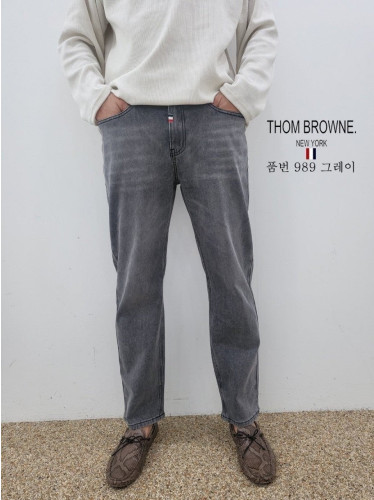 TB 슬림 일자 그레이 진