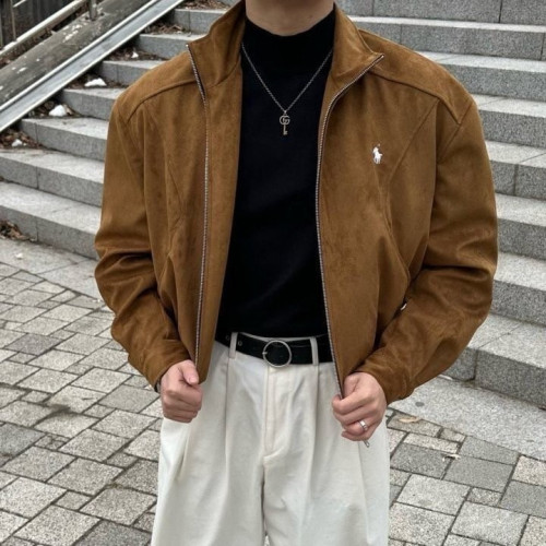 PL 러프아웃 스웨이드 자켓