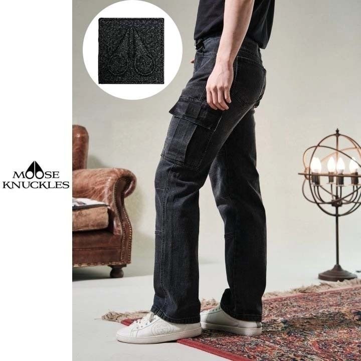 MK 쉐이크 데님 카고 팬츠