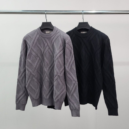 BTG 엠보라인 캐시미어 울 니트