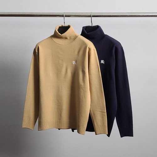 BBR 기사자수 터틀넥 니트