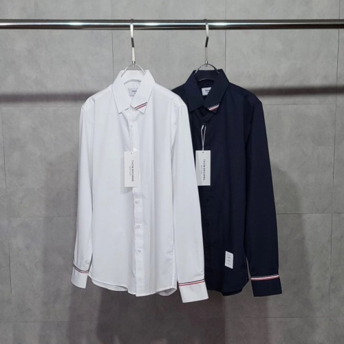 TB 카라라인 소매 삼선 셔츠