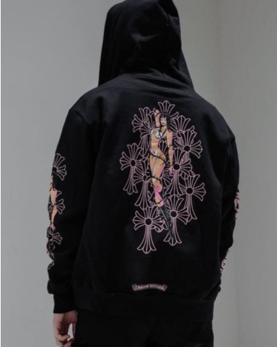 #크롬하츠 데들리 돌 세메터리 집업 후드 자켓