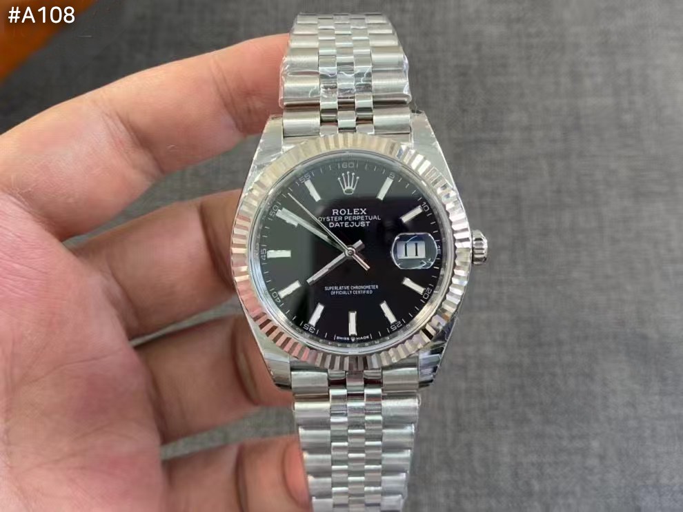 #로렉스 C공장  3235 데이저스트 블랙 다이얼 올실버 (쥬빌리) 41MM