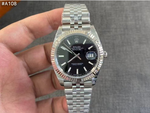 #로렉스 C공장  3235 데이저스트 블랙 다이얼 올실버 (쥬빌리) 41MM