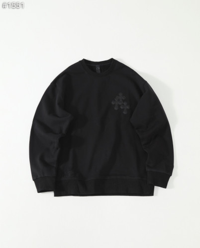 #크롬하츠 트리플크로스 레더 패치 스웨트셔츠