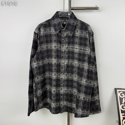 #크롬하츠 크로스 포인트 플란넬 체크 셔츠