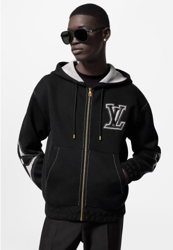 #루이비통 그래픽 인타르시아 코튼 후드 집업