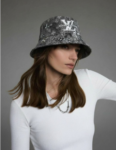 루VVV LV 자수 모노그램 프린트 버킷햇 ✔수입