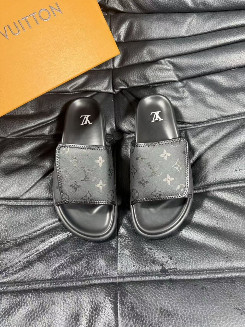 루VVV 남성 마이애미 뮬 슬리퍼