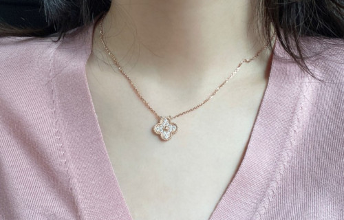 반VVV 알함브라 파베 펜던트 목걸이✔수입최*고급