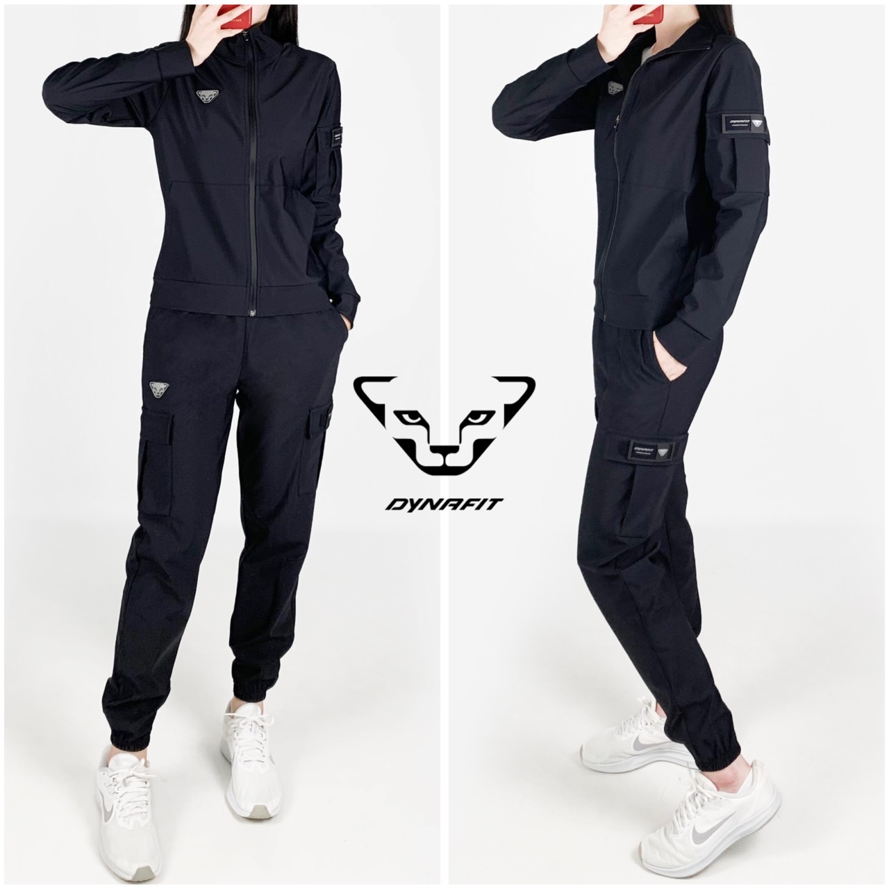 <다이나핏 건빵 벤츄리 집업 조거 세트>